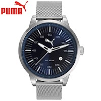 Reloj Puma Cool Down PU103641010 Fecha Acero Inoxidable Dial Azul